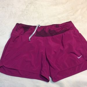 Nike dri fit running shorts.